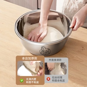 Marmite en acier inoxydable profonde et épaissie pour cuisinière, cuisson, chauffage, bassin de cuisine multifonctionnel - Product Image 2