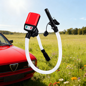 Pompe de transfert de carburant semi-automatique alimentée par batterie DC/USB, 4 adaptateurs, 3,8 GPM, basse pression, OEM 5V/12V, industrie automobile, 1 an - Product Image 2