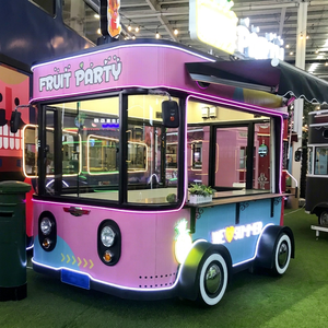 High Quality Stainless Steel Electric Food Trailer Food Truck Customized Color Ftill <b>Fryer</b> Double Sink Hot Dog/Ice Cream - Product Image 1