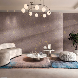 Carta da Parati Moderna in Velluto 3D Autoadesiva Nera per Soggiorno e Altri Pannelli Murali - Product Image 2