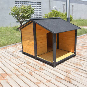 Wholesale <b>Outdoor</b> Large Rainproof Wooden <b>Dog</b> <b>Kennel</b> Pet Cages Houses - Product Image 3