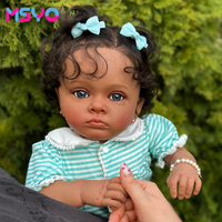 Nouvelles Poupées Reborn en Silicone Vinyle Corps Entier, Fille Endormie, Poupée Bébé Reborn Réaliste