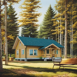 Casa Prefabricada <span class=keywords><strong>de</strong></span> <span class=keywords><strong>Madera</strong></span> Impermeable <span class=keywords><strong>de</strong></span> Dos Pisos para Cochera y Almacén, Ideal para <span class=keywords><strong>Jardín</strong></span>, Villa y Tienda - Product Image 1