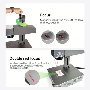 Sợi Laser đánh dấu máy mini thông minh 30 Watt máy khắc laser sợi Laser - Product Image 3