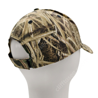 Casquettes personnalisées brodées de haute qualité, motif camouflage arboral, pour la pêche et les activités sportives de plein air, en sergé réglable, originales, en coton et polyester structuré