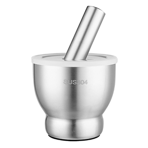 Juego de Mortero y Pilón de Acero Inoxidable SUS304 SUS316, Duradero, Resistente a la Corrosión, Fácil de Limpiar, Herramienta de Molienda para Laboratorio - Product Image 2