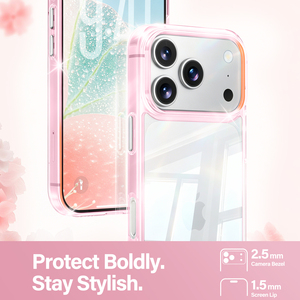 เคสโทรศัพท์กันกระแทกใส รุ่นบางพิเศษ 1.0 มม. ผลิตจากวัสดุ TPU+PC <span class=keywords><strong>Bayer</strong></span> ป้องกันเหลือง สำหรับ iPhone 17 Pro Max 17 Air - Product Image 2