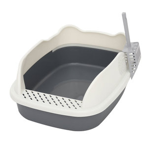 <b>Cat</b> Litter <b>Box</b> 12L Extra Large Splash Proof Semi Enclosed For <b>Cats</b> - Product Image 3