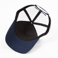Gorras Trucker Personalizadas de Malla Transpirable con Logotipo Bordado en 3D, Diseño de 5 Paneles, Gorra Trucker Deportiva para Exteriores