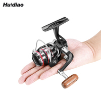 Merveilleux 800 série métal Mini filature moulinet de pêche 5.2:1 petite roue de pêche hiver pêche sur glace pour Rock