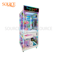 Nouvel Arrivage SOURCE : Machine à griffes ludique, distributeur de jouets à monnayeur avec grue électrique et lumières LED, pour centre commercial, centre de jeux, FEC