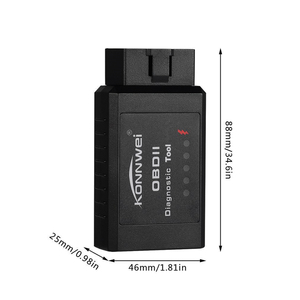 KONNWE Alat Diagnostik Mobil ELM327 Pic18f25k80 BT KW910 <span class=keywords><strong>OBD2</strong></span> V1.5, Pemindai Mobil Android <span class=keywords><strong>OBD2</strong></span> Otomotif, Alat Pindai OBDII ELM 327 - Product Image 5