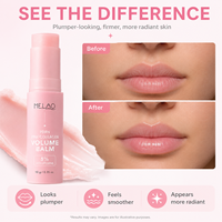 Baume multi-usages repulpant OEM PDRN au collagène rose pour le visage et le corps, idéal pour les cernes, le cou, le front, les rides du sourire et les lèvres