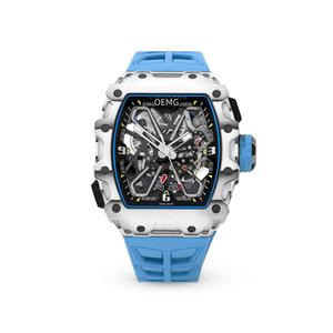Reloj de Fibra de Carbono Personalizado, Diseño de Autor 2025, para Hombre, Ultraligero, Resistente al Agua, Ovalado, 5A Personalizado - Product Image 1