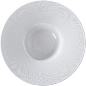 ชุดจานชามเซรามิกทำมือสุดหรูหราเรียบง่าย สีขาว ลายหมวกฟาง สำหรับอาหารค่ำ - Product Image 2