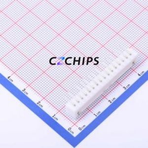HC-XHB-16AW Wire-to-Board Pin Header Bent Lead Through Hole,P=2.5mm Connector 1x16P 2.5mm Right Angle Insert XHB - Product Image 2