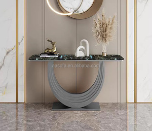 Table <span class=keywords><strong>console</strong></span> moderne bon marché avec miroir table <span class=keywords><strong>console</strong></span> en <span class=keywords><strong>verre</strong></span> <span class=keywords><strong>demi</strong></span>-<span class=keywords><strong>lune</strong></span> ou en marbre fabriquée en Chine - Product Image 3