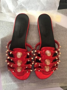 Sandali Piani delle donne Borchie <span class=keywords><strong>Scarpe</strong></span> di Grandi Dimensioni Slides Appartamenti - Product Image 6