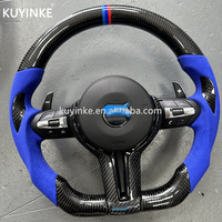 Volant Sport M en cuir Alcantara avec garniture en carbone pour Bmw F10 F30 M2 F87 M3 F80 M4 F82 M5 F90 X5m E70 E60 E90 E92