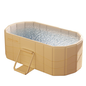 Bañera Plegable Ovalada para Adultos, de PVC Engrosado, de Apertura Rápida, para Uso Doméstico - Product Image 3