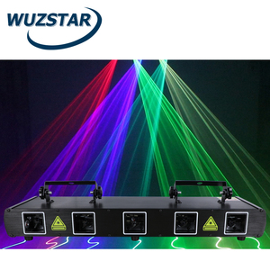 WUZSTAR - Luz Estroboscópica de 5 Lentes con Láser DMX, Luz de Haz para <span class=keywords><strong>DJ</strong></span>, KTV, Fiesta de Baile, Discoteca, Control por Voz, Luz de Discoteca para el Hogar, Club Nocturno, <span class=keywords><strong>Bar</strong></span>, Escenario, <span class=keywords><strong>DJ</strong></span> - Product Image 2