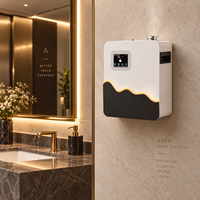 Diffuseur d'arômes sans eau A300 commercial 500 ml, machine à parfum intelligente murale avec écran LCD TFT pour hôtel et bureau