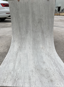 Tùy chỉnh kích thước Hiện Đại Trắng <span class=keywords><strong>travertine</strong></span> MCM sàn gạch kháng khuẩn đá tự nhiên cho khách sạn trường bên ngoài tường vuông gạch - Product Image 3