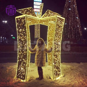 Caja de Regalo con Luz LED en Forma de Arco Personalizada IP65 para Decoraciones Navideñas, de Año Nuevo, de Halloween y Festivales al Aire Libre - Product Image 6