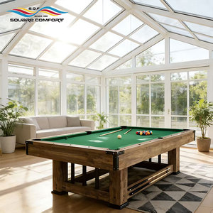 <span class=keywords><strong>Table</strong></span> <span class=keywords><strong>de</strong></span> <span class=keywords><strong>billard</strong></span> 3-en-1 SQF Roma Series 8FT avec finition marbre, taille personnalisée, en MDF, <span class=keywords><strong>multi</strong></span>-<span class=keywords><strong>jeux</strong></span> pour la maison et le club - Product Image 2