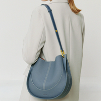 Sac à bandoulière de luxe PEIQUAN en cuir de vachette véritable pour femme