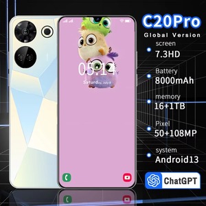 Oferta Especial: Nuevo Smartphone C20 <span class=keywords><strong>Pro</strong></span> Ultra HD de Marca, 6800mAh, Larga Duración de Batería, Desbloqueado, 4G 5G, Tecnología CDMA - Product Image 1