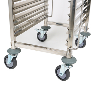 Chariot de boulangerie commercial robuste en acier inoxydable |   Équipement de boulangerie pour cuisine commerciale, restaurant, hôtel, boulangerie, maison - Product Image 5