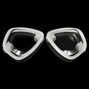 Masque facial complet en plastique anti-buée pour la plongée en apnée et les sports nautiques, universel pour adultes 18 ans et plus, en résine, à une seule fenêtre - Product Image 1