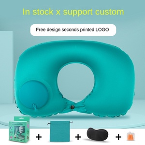 Sanbao Automatic Portable Travel Neck <b>Pillow</b> U-Shaped Inflatable Airplane <b>Pillow</b> for Outdoor Travel - Product Image 2
