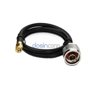 Cable Coaxial RF Rg213, conector N macho a RP-SMA macho con LMR100 LMR200 LMR400