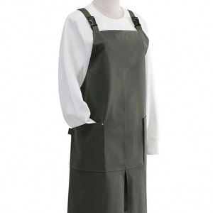 Delantal Unisex Estilo Japonés Coreano Reutilizable y Lavable para Cocina, Arte, Arreglos Florales, Barista de Té con Leche - Product Image 4