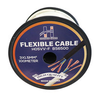 Câble électrique RVV multiconducteurs 2C 3C 4C 5C 6C, câble flexible pour connexion d'alimentation des équipements, fournisseur certifié CE