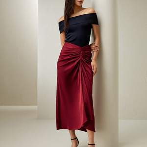 Maglietta <span class=keywords><strong>Nera</strong></span> da Donna Sexy con <span class=keywords><strong>Spalle</strong></span> <span class=keywords><strong>Scoperte</strong></span> in Misto Seta e Cotone, Maglione Lavorato a <span class=keywords><strong>Maglia</strong></span>, Top con <span class=keywords><strong>Spalle</strong></span> <span class=keywords><strong>Scoperte</strong></span> per Donne - Product Image 4