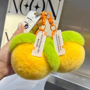 Encantador Llavero de Oruga de Peluche, Adorno de Gusano de Peluche de Piel Sintética para Parejas, Regalo Divertido, Venta al por Mayor, Lotes a Granel - Product Image 1