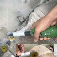 Mini-meuleuse d'angle OEM 220V sans fil à 90 degrés, polisseuse électrique portative pour le nettoyage des joints de carrelage, bois, métal et céramique