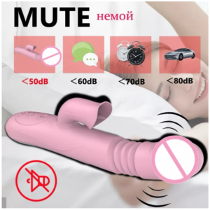 Vibrador Telescópico de Alta Calidad con Succión, Estimulador de Clítoris y Punto G, Varita Vibradora con Calor Potente, Juguetes Sexuales - Product Image 5