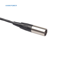 Câble blindé Mini XLR 3Pin Mini Xlr mâle vers XLR mâle Adaptateur de mélangeur de microphone 0.3m