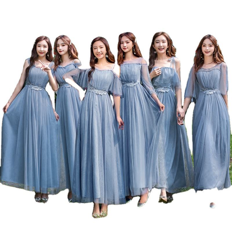 Elegant Graduation Dresses Blue Wholesale Customizable