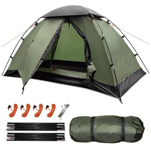 Carpa de Camping Automática para 3-4 Personas, Impermeable, para Exteriores, de Fábrica, OEM, con Apertura Instantánea - Product Image 1