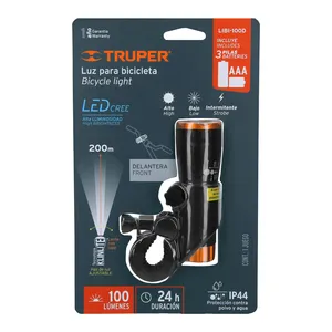 Faro anteriore bici ricaricabile Master 24 Pack 140lm - Product Image 1