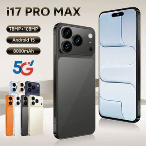 Smartphone Premium 17 Pro Max 5G, Schermo HD da 7,3 Pollici, Dual SIM, CPU Deca Core, Fotocamera Posteriore 108MP, Usato in Buone Condizioni, <span class=keywords><strong>Copertura</strong></span> Cellulare LTE - Product Image 2