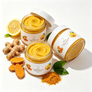 Crema de cúrcuma con etiqueta privada personalizada para manchas oscuras, aclarante para rostro y cuerpo, proveedor de productos para el cuidado de la piel para pequeñas empresas, fábrica. - Product Image 3
