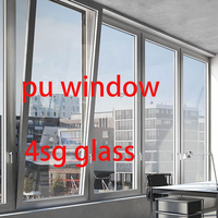 Fournisseur de fenêtres en PU, profilés en fibre de verre FRP résistants aux UV pour l'extérieur, matériau léger en composite GRP pour cadre de main courante