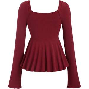 ชุดเดรสลำลองทรงเข้ารูปและบานออกด้านหลัง คอวี แขนยาว ผ้าถักสำหรับผู้หญิง ดีไซน์ผูกเอว ระบายอากาศได้ดี เหมาะสำหรับใส่ในชีวิตประจำวัน - Product Image 3