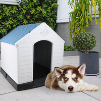 Niche de luxe en PP pour chien, grande cage d'extérieur, nid pour animaux de compagnie, panneaux de clôture